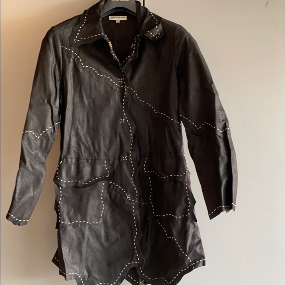 Woman’s Leather-like Matching Set
